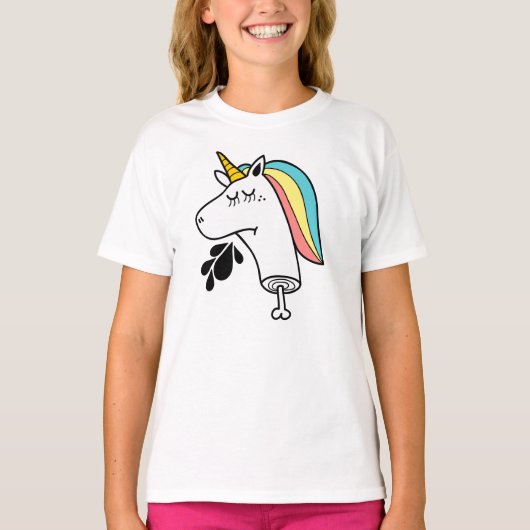 T-shirt Pauvre licorne (Devant)