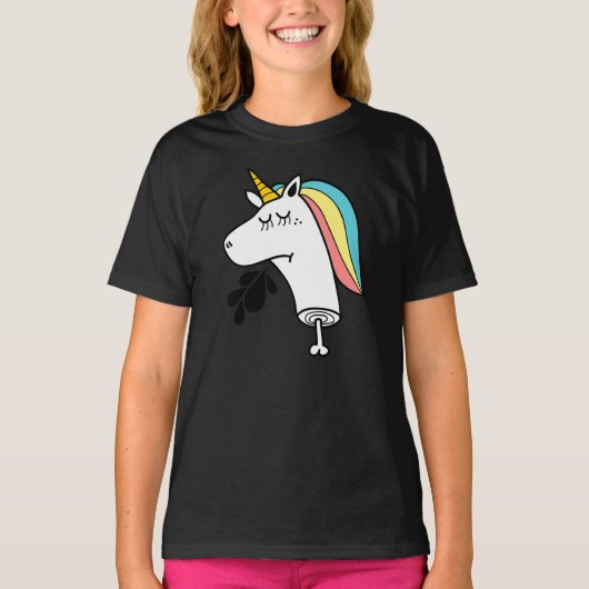 T-shirt Pauvre licorne (Devant)