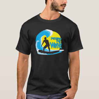 T-shirt Pavage du surfer chargé par vague 1