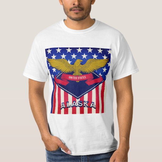 T-shirt Pavillon Alaska USA (Devant)