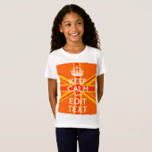 T-Shirt Pavillon britannique Orange Union Jack (Devant entier)