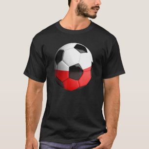 T-shirt Pavillon de la Pologne Football Soccer Ball