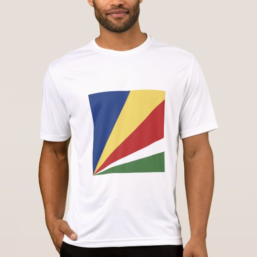 T-shirt pavillon des Seychelles (Devant)