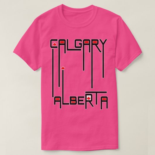 T-shirt Pavillon du Canada de Calgary Alberta (Design devant)