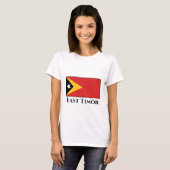 T-shirt Pavillon du Timor oriental (Devant entier)