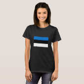 T-shirt Pavillon Estonie (Devant entier)