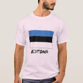 T-shirt Pavillon Estonie (Devant)