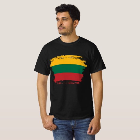 T-shirt pavillon lituanien (Devant entier)