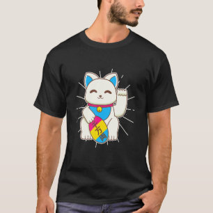 T-shirt Pavillon Pansexual Pride Chat Lucky LGBTQ+
