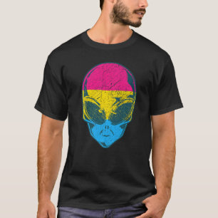 T-shirt Pavillon Pansexual Pride Pan Alien Rainbow Lgbtqia