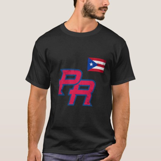 T-shirt Pavillon Porto Rico 2023 Pride de baseball Rouge B (Devant)