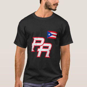T-shirt Pavillon Porto Rico 2023 Pride de baseball Rouge B