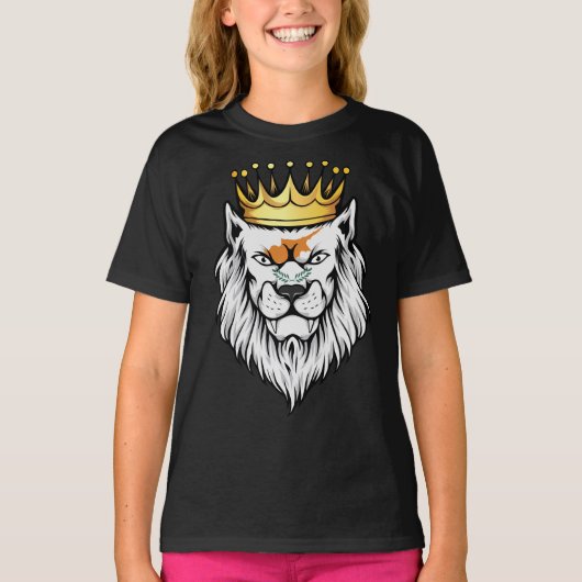 T-shirt Pavillon royal de Chypre (Devant)
