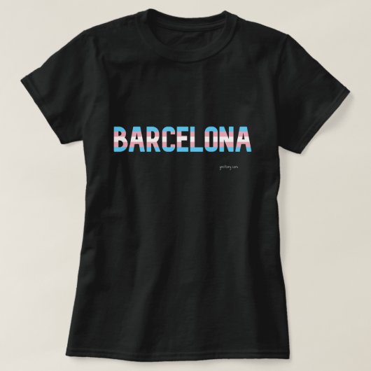 T-shirt Pavillon transgenre de la Barcelona Pride (Design devant)