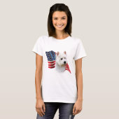 T-shirt Pavillon West Highland White Terrier (Devant entier)