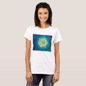 T-shirt Pavot bleu (Devant entier)