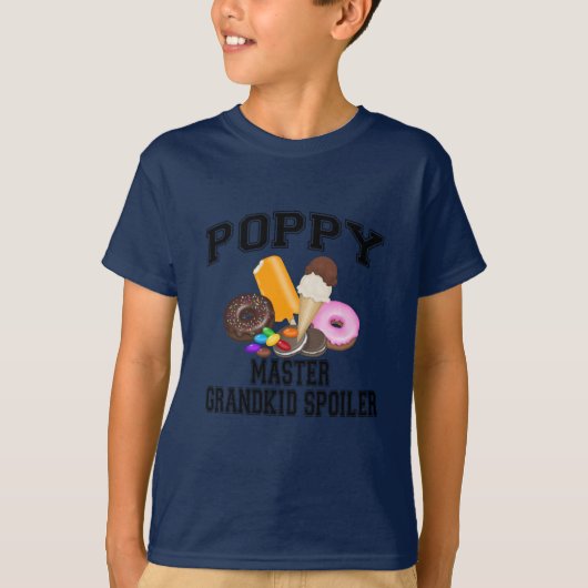T-shirt Pavot de spoiler de Grandkid (Devant)