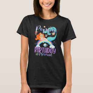 T-shirt Pavot Des Filles Anniversaires Mermaid Magic Famil
