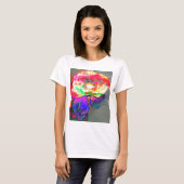 T-shirt Pavot jaune (Devant entier)