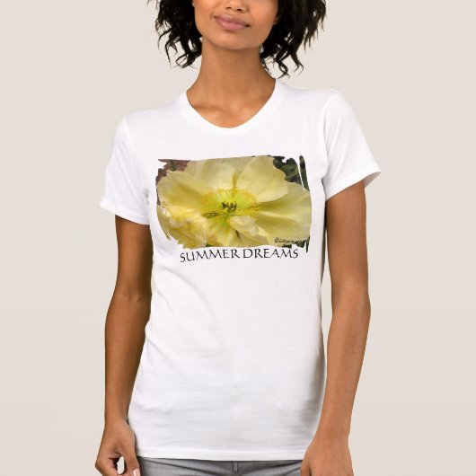 T-shirt Pavot jaune islandais (Devant)