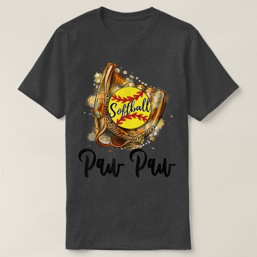 T-shirt Paw à balle molle pour hommes (Design devant)