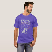 T-shirt Paw And Order Special Feline Unit Petsraining Dog (Devant entier)