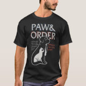 T-shirt Paw and Order Unité de Traitements Spéciaux Entraî (Devant)