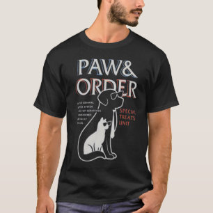 T-shirt Paw and Order Unité de Traitements Spéciaux Entraî