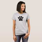 T-shirt Paw Chien en Perdu Grunge K-9 (Devant entier)