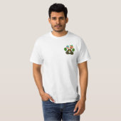 T-shirt Paw Chien Léopard Pour Femmes Hommes Enfants (Devant entier)