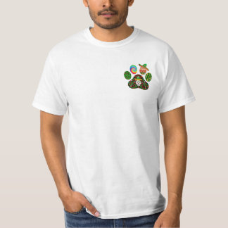 T-shirt Paw Chien Léopard Pour Femmes Hommes Enfants