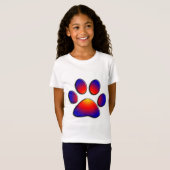 T-Shirt PAW COLORÉ (Devant entier)
