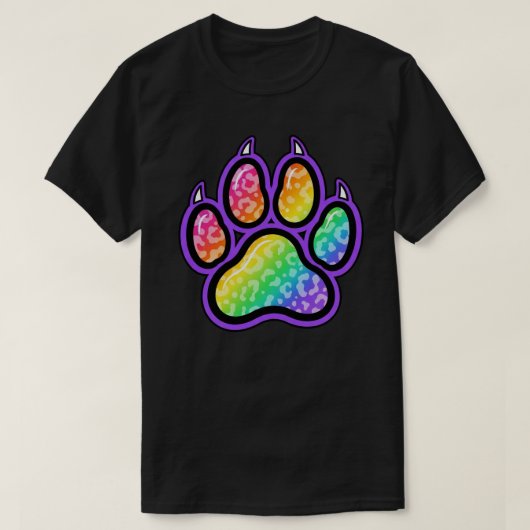 T-Shirt Paw Dark (Design devant)