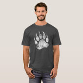 T-shirt Paw Ours Pride Grunge (Devant entier)