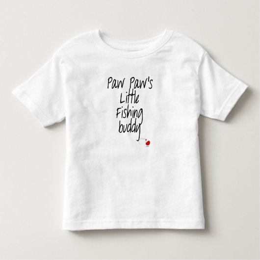 T-shirt Paw Paw's Little Fishing Buddy Toddler (Devant)