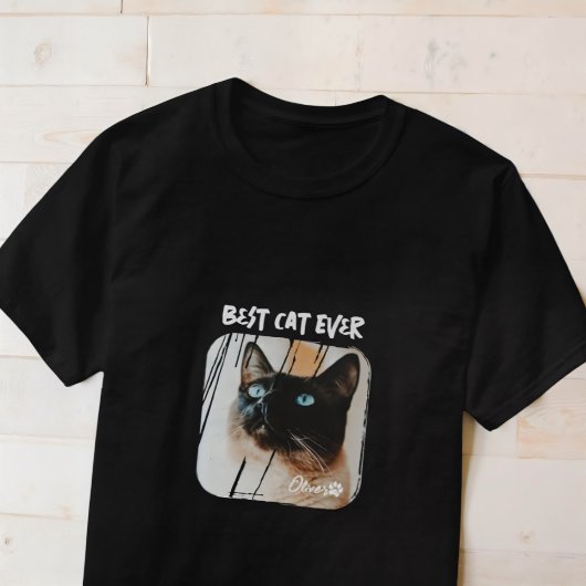 T-shirt Paw photo Cool de Meilleur Chat Ever pour animaux