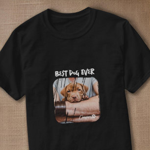 T-shirt Paw photo Cool de Meilleur Chien Jamais Pet de Gru