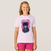 T-shirt Paw Power Punk Chat (Devant entier)