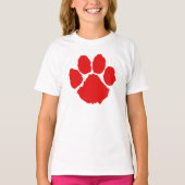 T-shirt Paw Rouge (Devant)