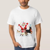 T-shirt Paw-sitive Purr-suit: Santa’s Joyful Chase (Devant)