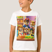 T-shirt Paw-some Marmalade Fiesta pour enfants (Devant)