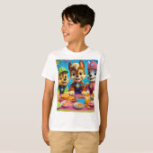 T-shirt Paw-some Marmalade Fiesta pour enfants (Devant entier)