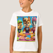 T-shirt Paw-some Marmalade Fiesta pour enfants (Devant)