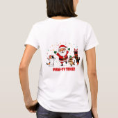 T-shirt Paw-ty Time: Santa’s Festive Furry Fiesta (Dos)