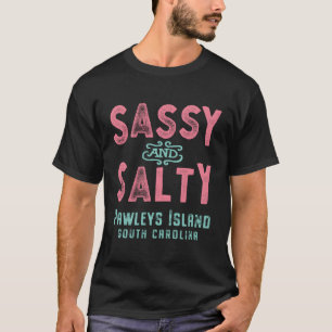 T-shirt Pawleys Island Caroline Du Sud Sassy Et Salé