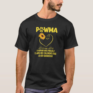 T-shirt Pawma Définition Grandma Paw Mama Cadeau Drôle Pou