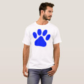 T-shirt Pawprint bleu (Devant entier)