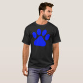 T-shirt Pawprint bleu (Devant entier)
