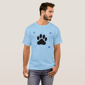 T-shirt PawPrint - customisé (Devant entier)