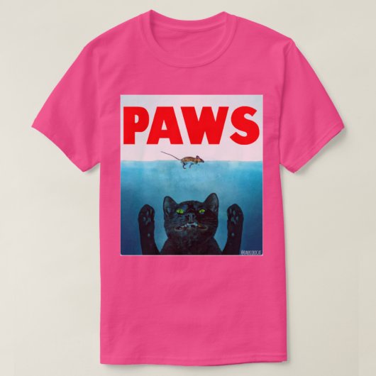 T-shirt Paws Cat Jaws (Design devant)